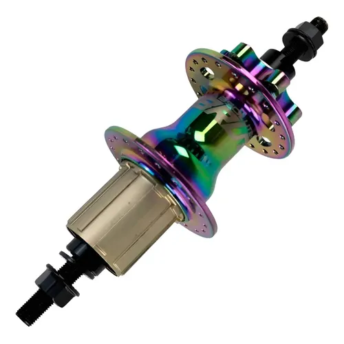 Par De Cubo K7 Bike Barulhento Shufeng Alumínio 36 Furos Cor Azul