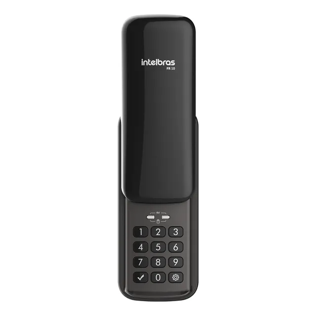 Intelbras Fr 10 Preto Black Piano Direita/esquerda Fechadura Digital De Sobrepor Abertura Por Senha Intelbras Fr 10 Preto Black Piano Direita/esquerda Fechadura Digital De Sobrepor Abertura Por Senha