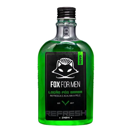 Loção Pós Barba Combate Agressão Da Lâmina Fox For Men 240ml