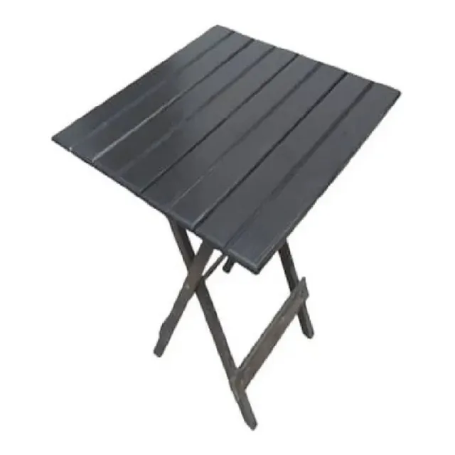 Mesa Plegable De Madera Negra