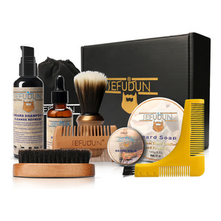 Sefudun Kit De Barba Aceite Peine Para Barba Cuidado 10 Pzas Sefudun Kit De Barba Aceite Peine Para Barba Cuidado 10 Pzas