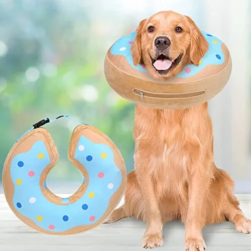 Bingpet Collar De Cono Inflable Para Perros, Collar Sn7m1