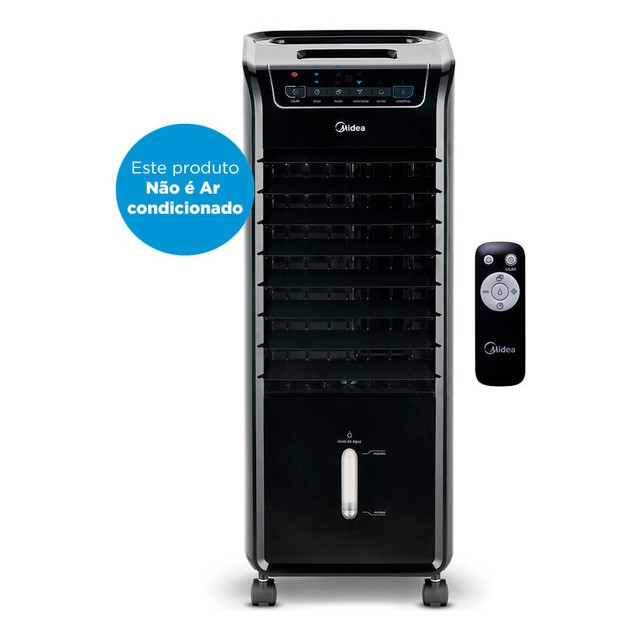 Climatizador De Ar Frio Midea Preto Climatizador De Ar Frio Midea Preto