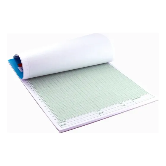 Block Papel Milimetrado Oficio 25 Hojas X 3 Pcs
