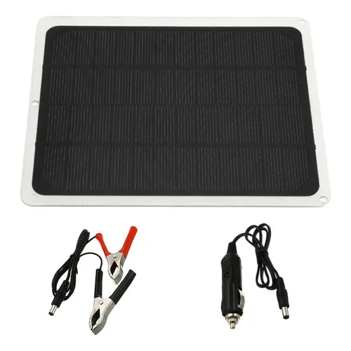 1 Cargador Solar De 12 Voltios Y 20 Vatios For Baterías De
