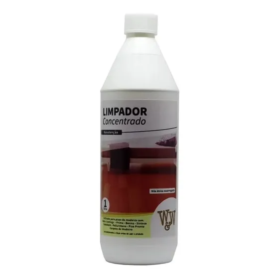 Limpador De Piso De Madeira E Laminado Concentrado - W&w 1l