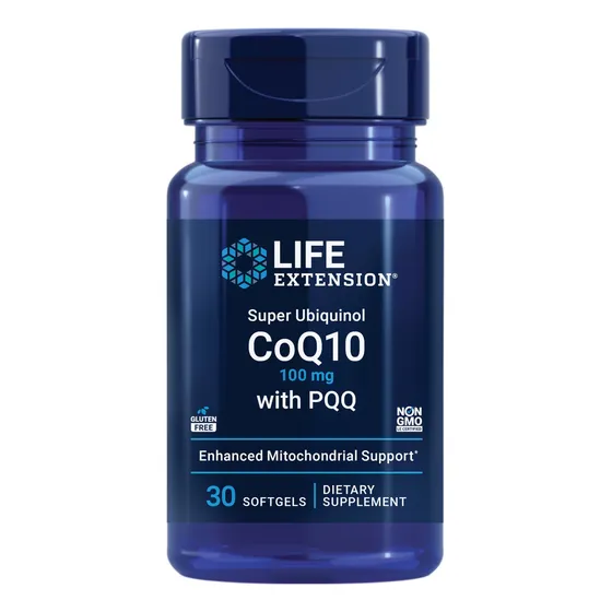 Suplemento De Super Ubiquinol Coq10 De Life Extension Con Pq