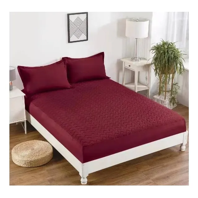 Cubrecolchon Impermeable King +  Fundas De Almohadas 