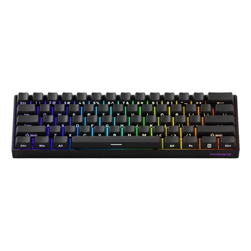 Teclado Machenike Kt68 Pro 65% Rgb Sem Fio Gateron Brown | Frete