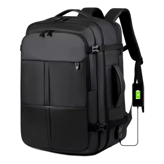 Mochila De Viaje Impermeable Multiuso Usb Casual Gran-texas