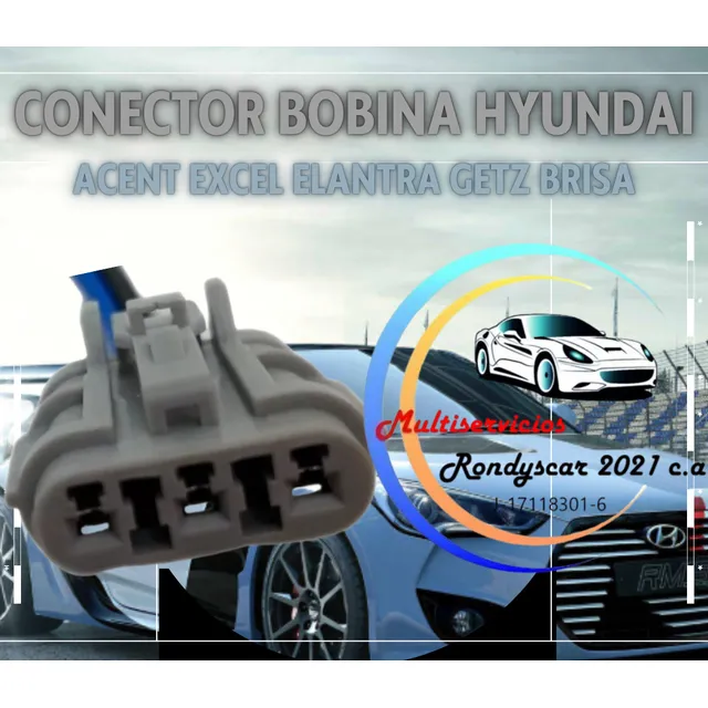 Conector Bobina Hyundai Acent Excel Elantra Getz Brisa Cielo