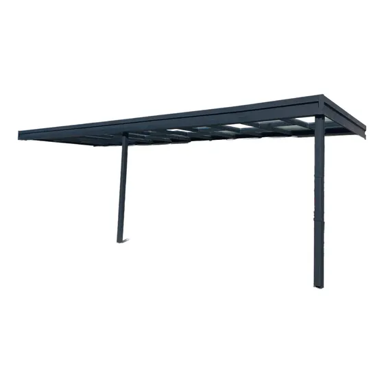 Pergola Galeria Hierro Vidrio Industrial