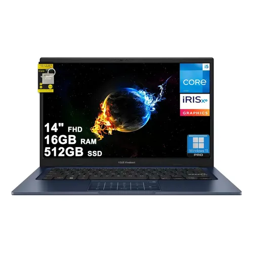 Notebook Asus Vivobook 15 Intel Core I5 1235u 4gb 256ssd W11 Azul