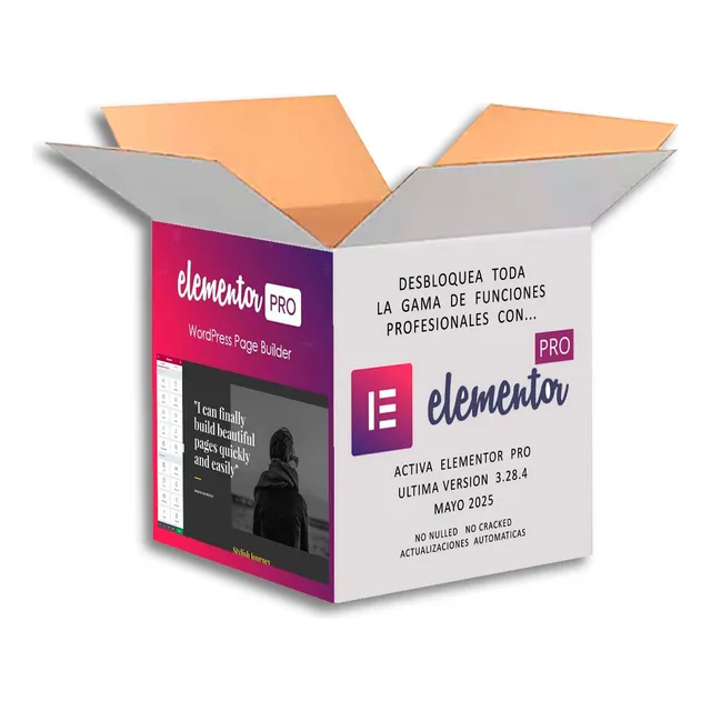 Elementor Pro - Constructor De Páginas Web - 86 Pro Widgets