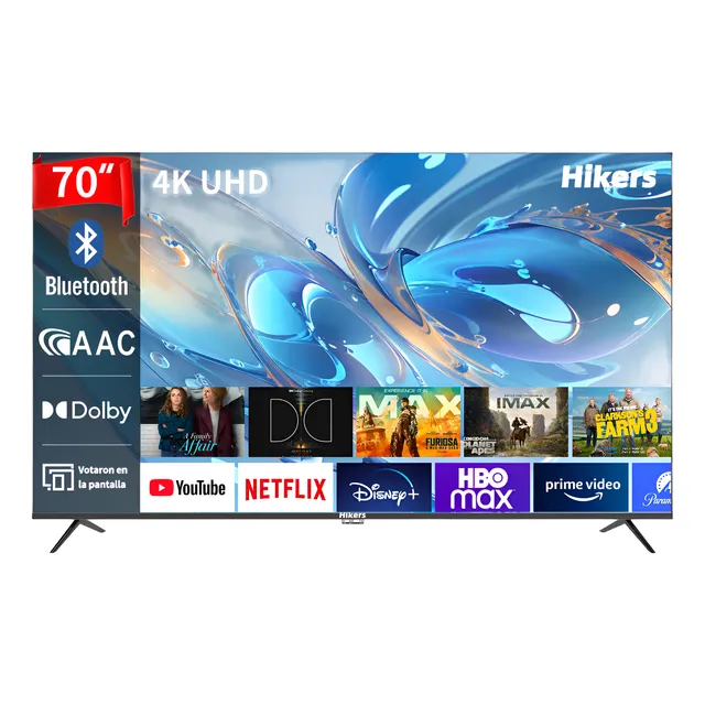 Smart Tv70 4k Ultrahd Hikers Os Tizen Cine En Casa Gaming