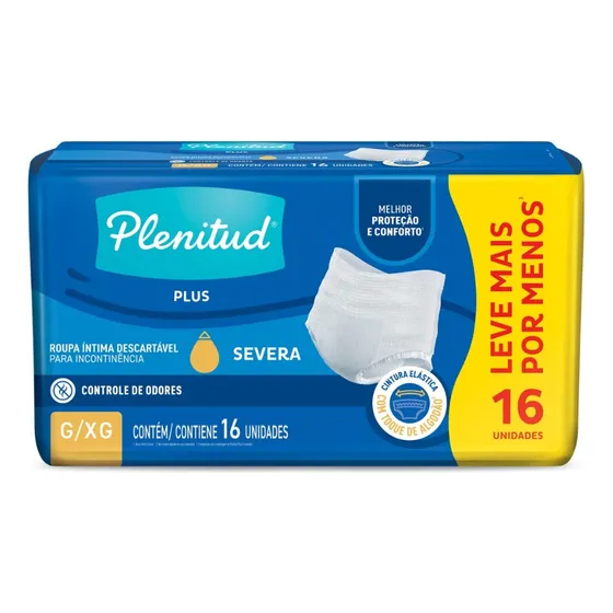 Pañal Adulto Tipo Calzón Plenitud Protect Plus G/xg