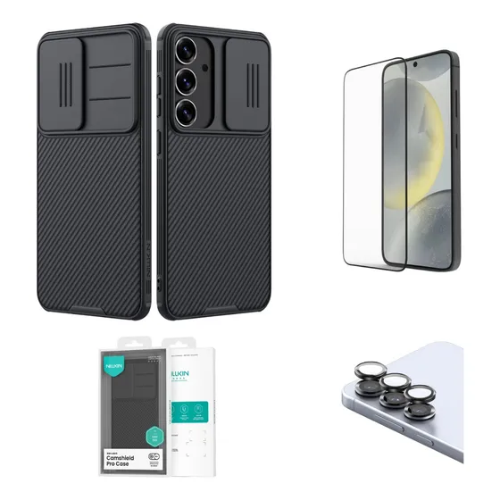 Case Funda Nillkin Para Samsung S25 + Mica Pantalla Y Cámara