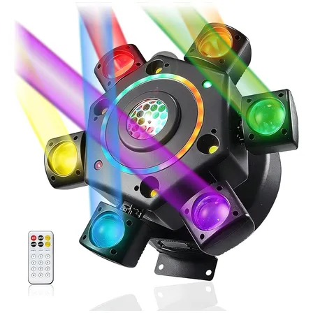 200w Moving Head Light Leds Rgbw 7 Em 1 Luminação Dj Festa 127/220v