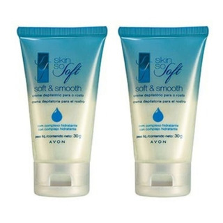 Kit 2 Creme Depilatório Rosto Skin So Soft 30g Avon Kit 2 Creme Depilatório Rosto Skin So Soft 30g Avon