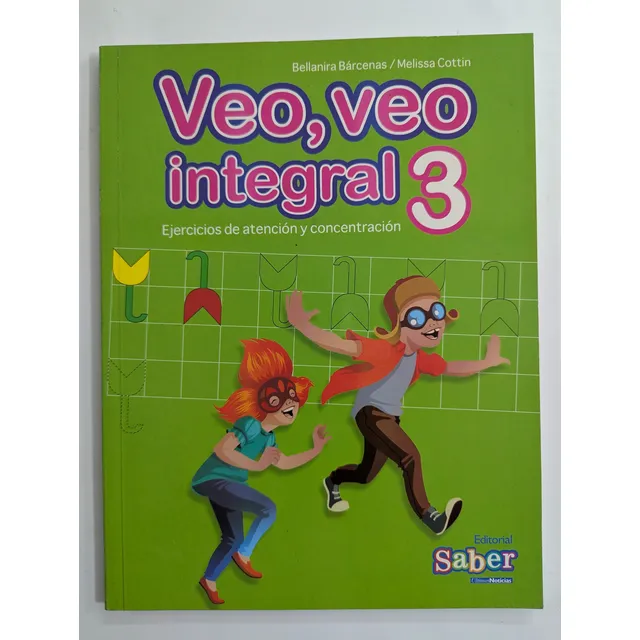 Atención Veo Veo Integral De 3ro A 6to Grado Edit. Saber