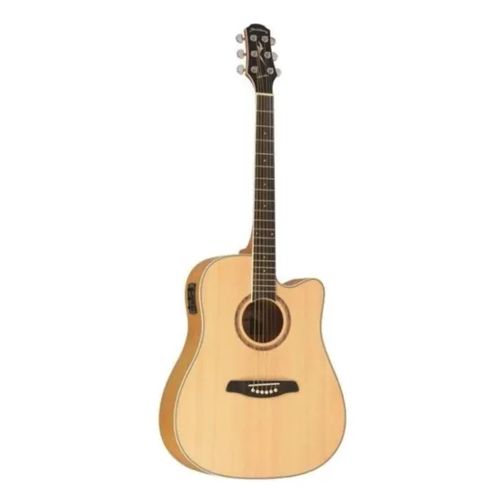 Violão eletroacústica Strinberg Euro Series London LE30C para destros natural satin