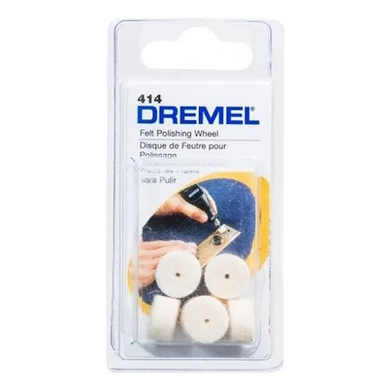 Discos De Fieltro Para Pulir 1/2  Dremel 414