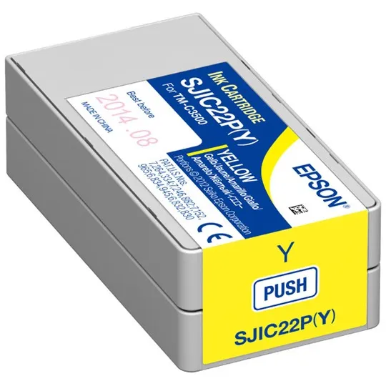 Cartucho De Tinta Epson Gjic5 Y Amarillo P/ Colorworks C831