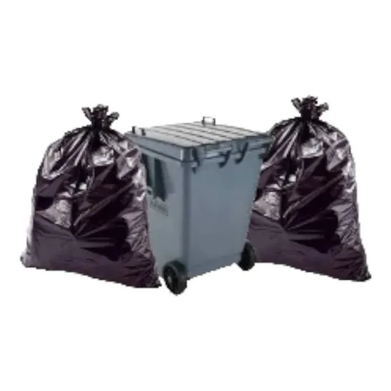 Bolsa Basura Plastica Negra 40kg Calibre 14 