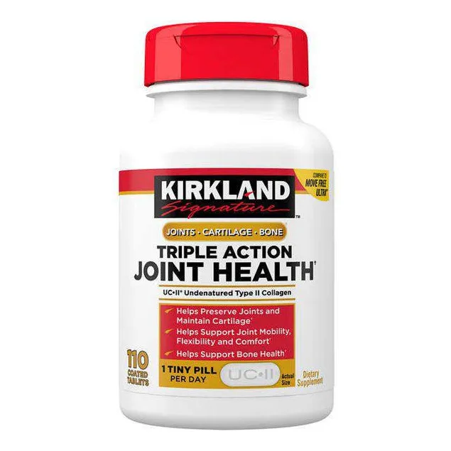 Cartílago Kirkland Triple Action tipo 2, 10 comprimidos