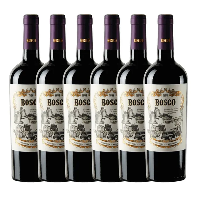 Vino Tinto Bosco Lambrusco Maestri 750ml Caja X6 - Gobar®