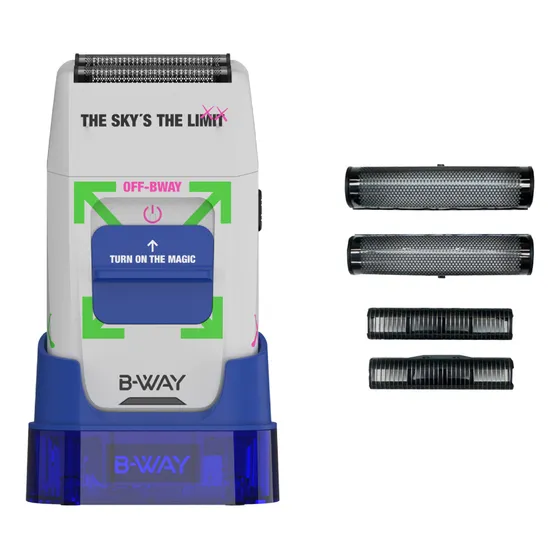 Off Shaver Afeitadora Profesional Bway + Repuesto De Color Blanco