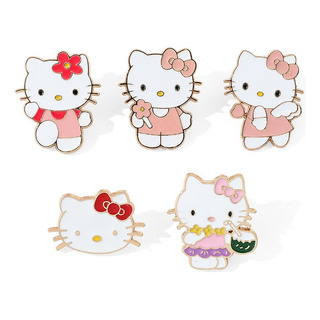 5pcs Hello Kitty Broche De Metal Ropa Y Bolsa Accesorios 5pcs Hello Kitty Broche De Metal Ropa Y Bolsa Accesorios