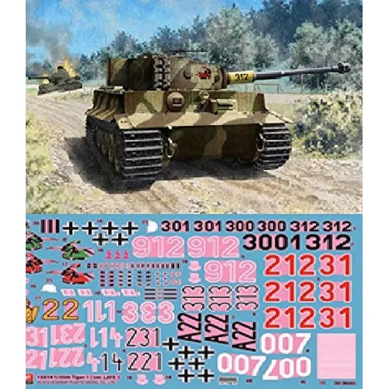 Academy Tiger-i Late Vehiculo Building Kit