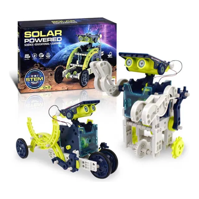 Kit Robótica Solar 12 En 1 Stem Proyectos Escolares