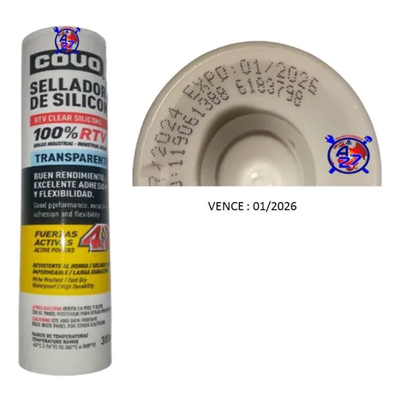 Silicon Antihongos Transparente Covo 300ml
