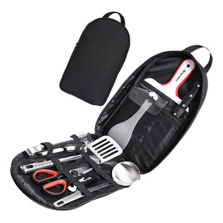 Juego De Utensilios De Cocina Para Acampar Con Bolsa De Juego De Utensilios De Cocina Para Acampar Con Bolsa De