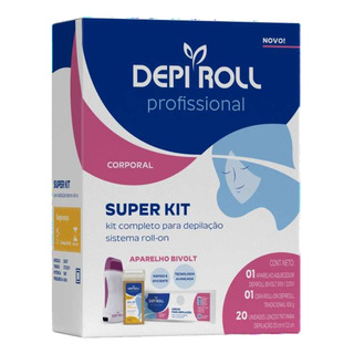 Kit Com Aparelho Aquecedor E Cera Quente Com Folha Depiroll Kit Com Aparelho Aquecedor E Cera Quente Com Folha Depiroll