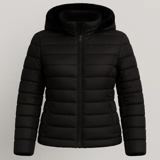 Jaqueta Puffer Feminina Forrada Touca RemovĂvel Com Pelinho Jaqueta Puffer Feminina Forrada Touca RemovĂvel Com Pelinho