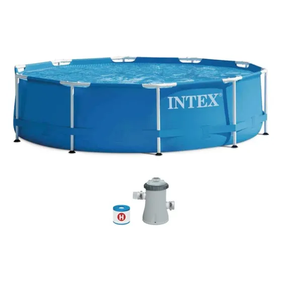 Piscina Desmontable Circular Intex Metal Frame 3 Metros