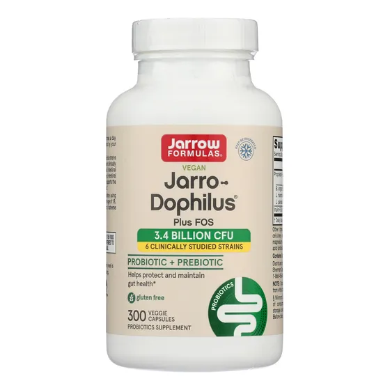 Jarrow Formulas Jarro-dophilus + Fos, 300 Cápsulas