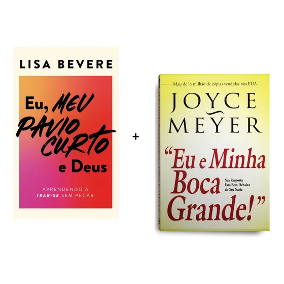 Kit 2 Livros | Eu Meu Pavio Curto E Deus + Eu E Minha Boca Grande