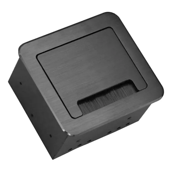 Enchufe De Mesa Oculto, Toma Integrada De 3 Orificios Y Vga