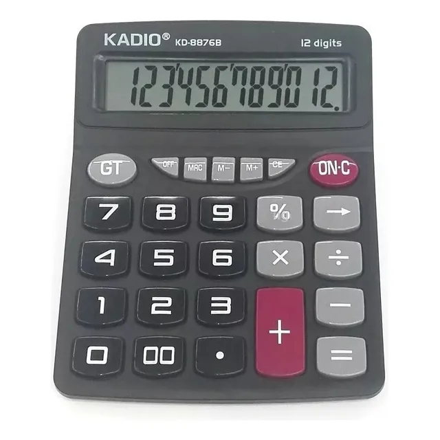 Calculadora De Escritorio 12 Digitos Numeros Grande Lcd