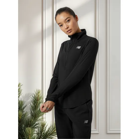 Campera New Balance De Dama - Wt23227bk