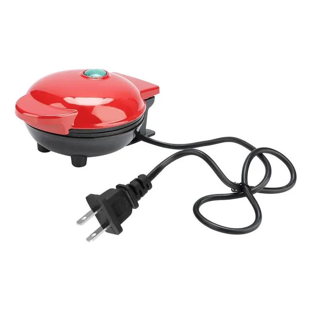 Hogar Mini Waffle Maker Eléctrico Pancake Hacer La Máquina D