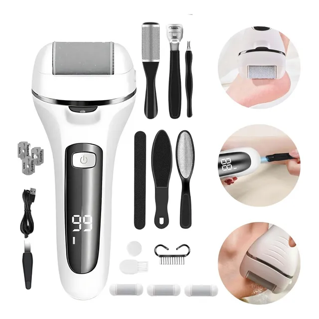 Set Removedor De Callos - 10 Piezas Carga Usb Completo