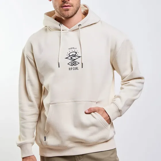 Poleron Canguro Australio Beige Hombre Rip Curl