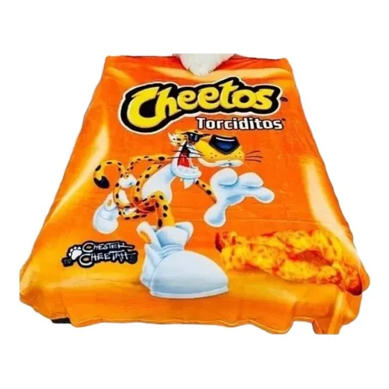 Cobertor Frazada Matrimonial Cheetos Torciditos 