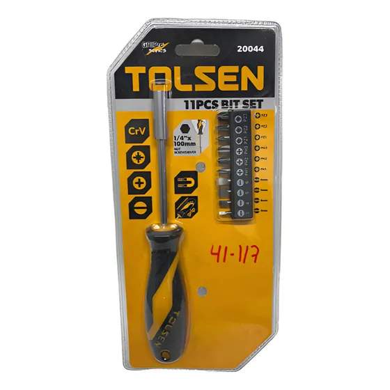 Set De 11 Piezas De Destornillador Tolsen