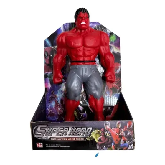 Hulk Rojo Muñeco Articulable De 23cm